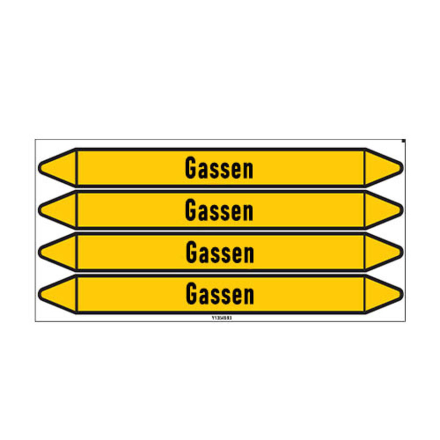 Rohrmarkierer: Argon | Niederländisch | Gase