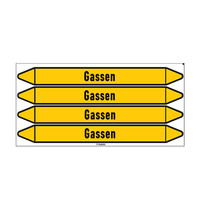 Pipe markers: CO2  Gas | Dutch | Gas