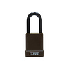 Abus Aluminium safety padlock with brown cover 84777