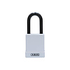 Abus Aluminium safety padlock with white cover 84774