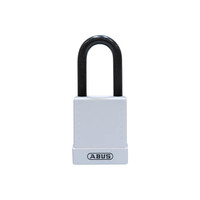 Aluminium safety padlock with white cover 84774