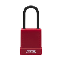 Aluminium safety padlock with brown cover 84816