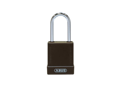 Aluminium safety padlock with brown cover 76BS/40 brown 