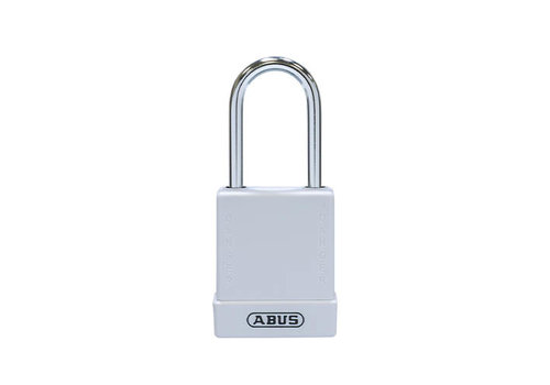 Aluminium safety padlock with white cover 76BS/40 white 