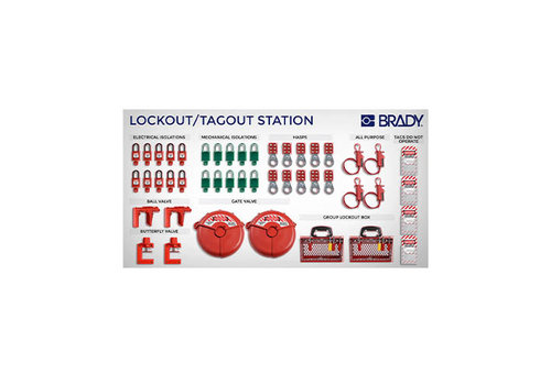 Brady Lockout/Tagout Shadowboard 