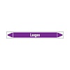 Pipe markers: Lauge | German |  Alkalis