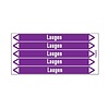 Brady Pipe markers: Lauge | German |  Alkalis