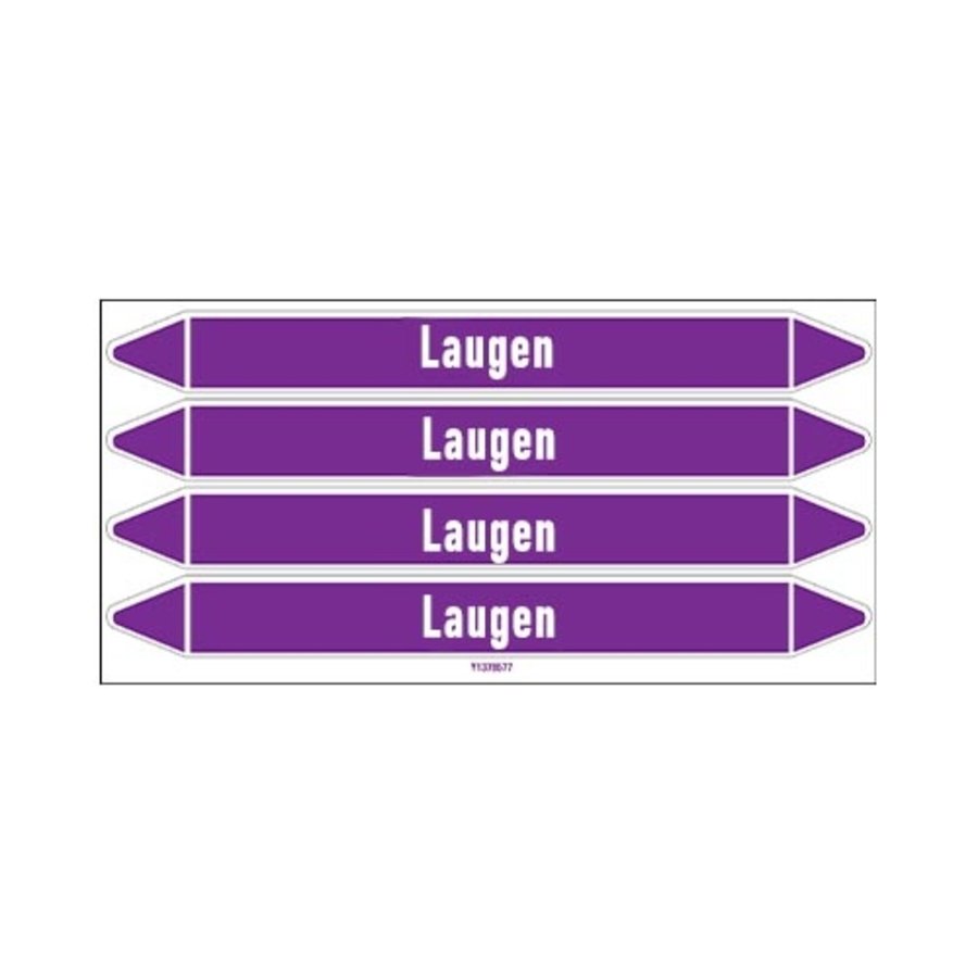 Pipe markers: Natriumhydrogensulfit | German |  Alkalis