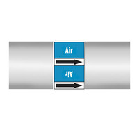 Pipe markers: Air 7 bars | English | Air