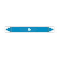 Pipe markers: Compressed air 1.5 bar | English | Air