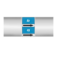 Leidingmerkers: Compressed air 1.5 bar | Engels | Lucht