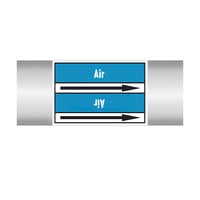 Leidingmerkers: Cooling air | Engels | Lucht