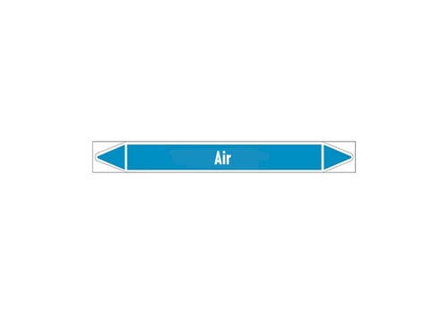 Pipe markers: Instrument air | English | Air 