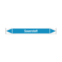 Leidingmerkers: Sauerstoff | Duits | Sauerstoff