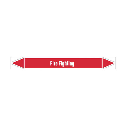 Pipe markers: Carbon foam | English | Fire Fighting 