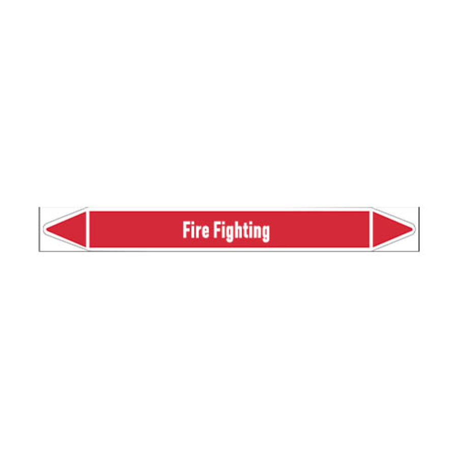 Pipe markers: Foam | English | Fire Fighting