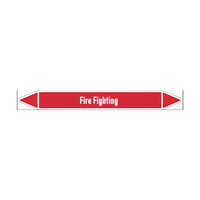 Pipe markers: Sprinkler | English | Fire Fighting