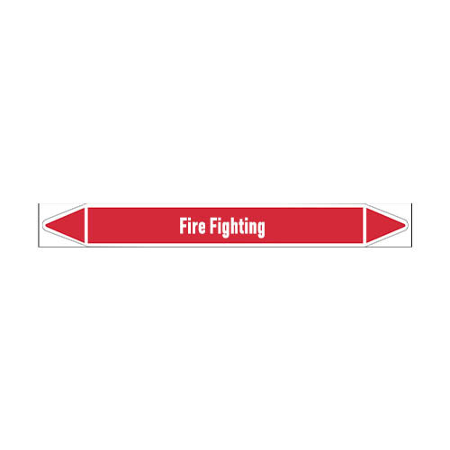 Pipe markers: Sprinkler network | English | Fire Fighting 