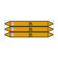 Pipe markers: Cyclopropane | English | Gas