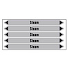 Brady Pipe markers: Steam 10 bar | English | Steam