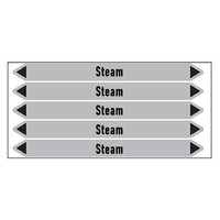 Leidingmerkers: Steam 10 bar | Engels | Stoom