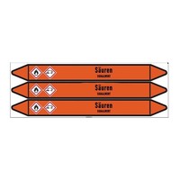 Pipe markers:  Chlorschwefelsäure | German | Acids