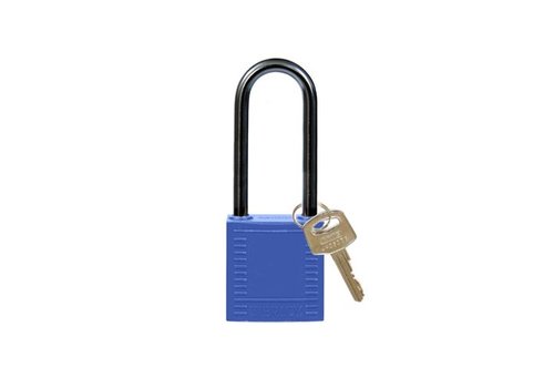 Nylon compact safety padlock blue 814134 