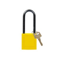 Nylon compact safety padlock yellow 814137