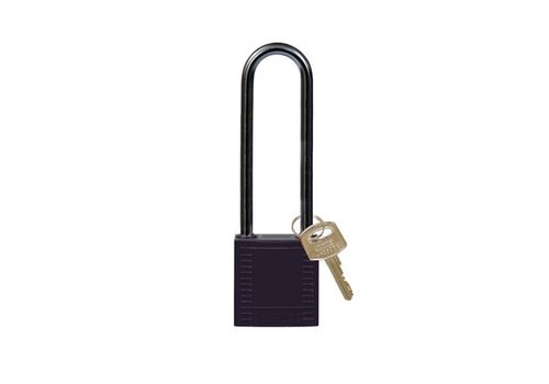 Nylon compact safety padlock black 814145 