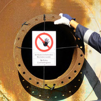 Confined Space Barrier Sign