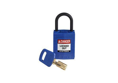 SafeKey Compact nylon safety padlock blue 150183 