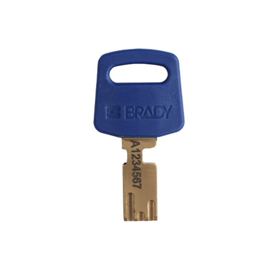 SafeKey Compact nylon veiligheidshangslot blauw 150183