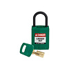 Brady SafeKey Kompakt Nylon Sicherheitsvorhängeschloss grün 150182 Brady SafeKey Kompakt Nylon Sicherheitsvorhängeschloss grün 150182