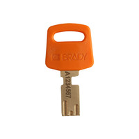 SafeKey Compact nylon safety padlock orange 150185