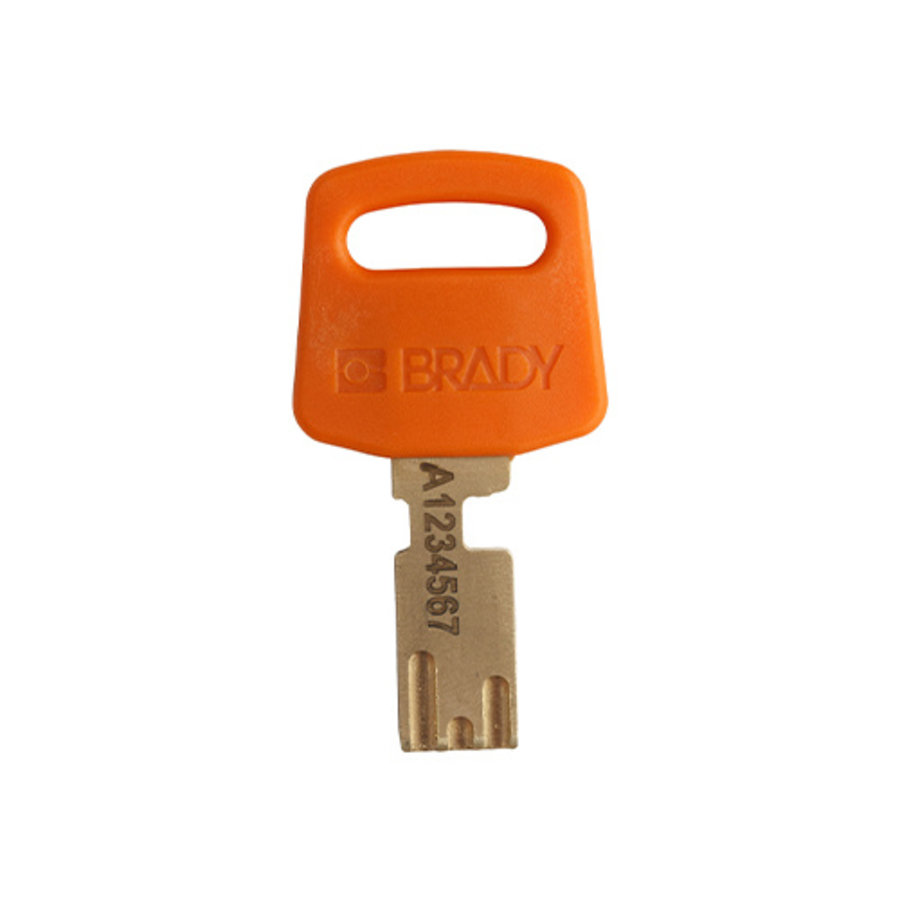 SafeKey Compact nylon veiligheidshangslot oranje 150185