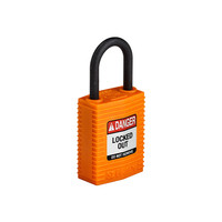 SafeKey Compact nylon safety padlock orange 150185