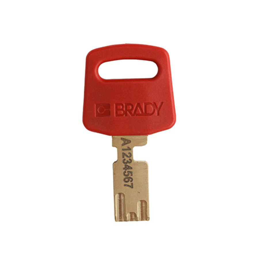 SafeKey Compact nylon safety padlock rood 150180