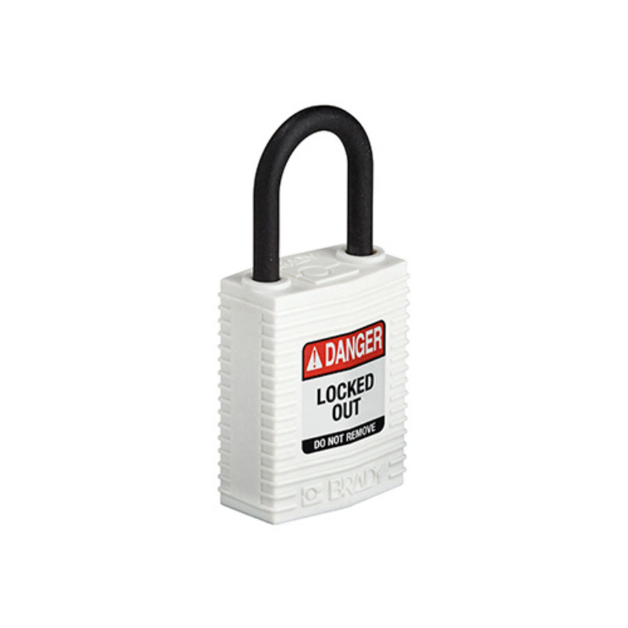 SafeKey Compact nylon safety padlock white 150188