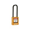 Brady Aluminum safety padlock with composite cover orange 834479