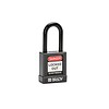 Brady Aluminum safety padlock with composite cover black 834469