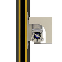 Mechanical lock-in prevention unit for safety light curtains BRAVO