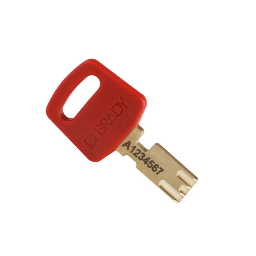 SafeKey Compact nylon safety padlock aluminium shackle red 152155