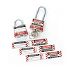Brady Labels for Steel Padlocks