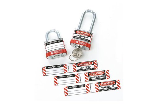 Labels for Steel Padlocks 