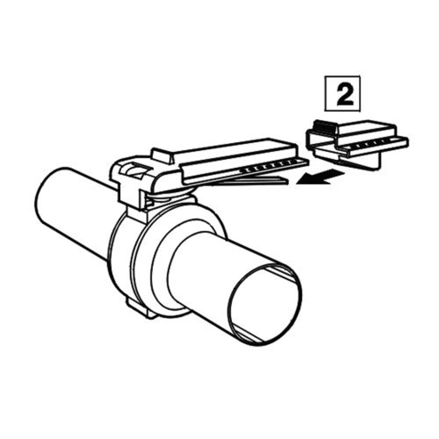 Butterfly valve lockout 49303