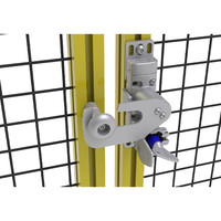 Mechanical lock-in prevention unit for sliding doors