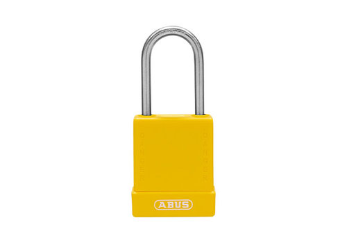 Aluminium safety padlock with yellow cover 76IB/40 Yellow 