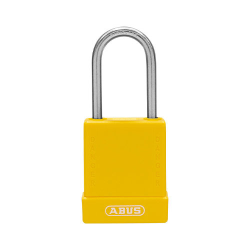 Aluminium safety padlock with yellow cover 76IB/40 Yellow 
