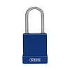 Abus Aluminium safety padlock with blue cover 84797