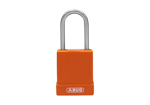 Aluminium safety padlock with orange cover 76IB/40 orange 